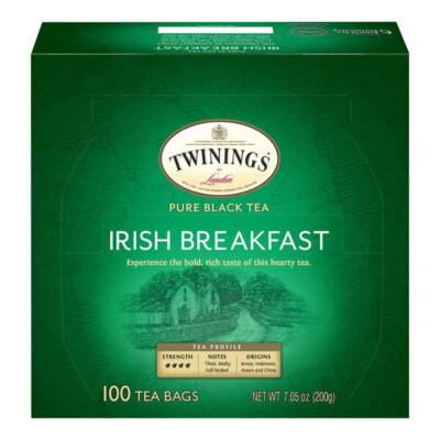 Twinings Irish Breakfast Tea Bags - 400/Box