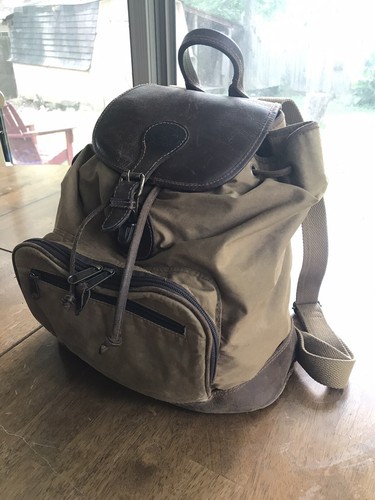 eddie bauer canvas backpack