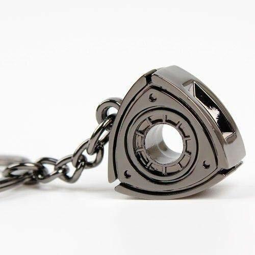Gunmetal Rotary Wankel Mazda RX7 RX8 Keychain Automotive Dorito