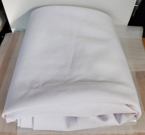 Mantel blanco de poliéster 90" sin marca, peso pesado 2,3 lb - Imagen 2 de 2