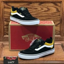 Vans Kyle Walker Corduroy Black Yolk Yellow Shoes