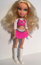 Bratz Play Sportz Cloe Doll Cheerleading 2008 Mga Top Skirt Earrings Boots 10