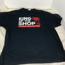 King Of The Shop Mac Tools Black X-Large T Shirt Vintage