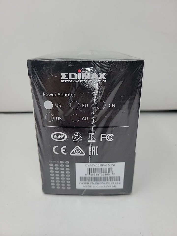 EDIMAX EW-7438RPn Mini N300 Mini Wi-Fi Extender/Access Point/Wi-Fi Bridge - NIB - Image 3 of 4