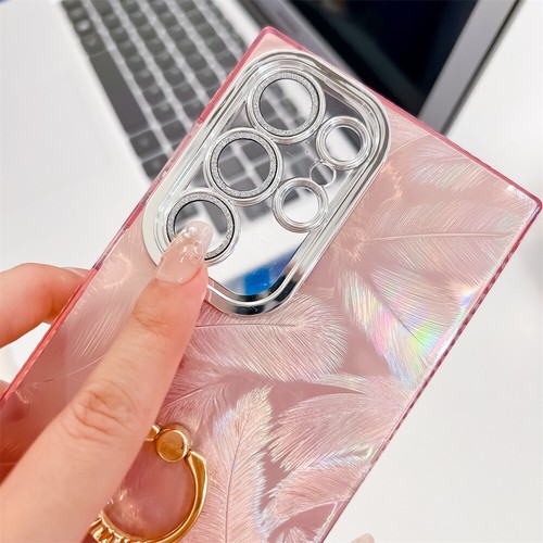 Case for Samsung S24 Ultra A35 A25 A15 A55 A54 Ring Color Plating Phone Cover - Picture 5 of 30