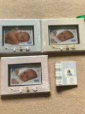 3 Baby Frames with a mini Baby album