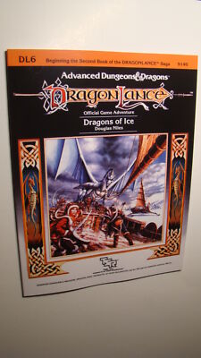 AD&D Dragonlance DL6 - Dragons Of Ice - Module TSR Complet