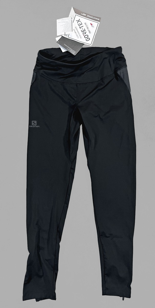 Salomon GORE-TEX INFINIUM WINDSTOPPER Breathable Leg Zip Tights