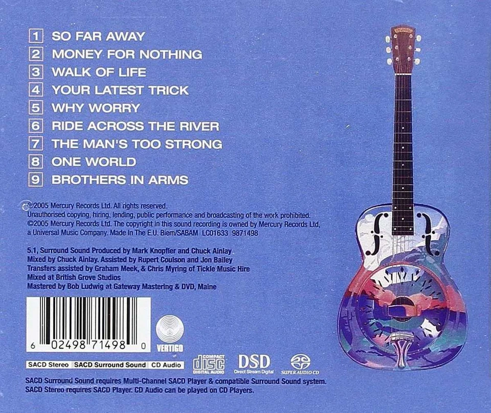 Dire Straits Brothers In Arms (SACD) 20th Anniversary Edition [NEW] - Image 2 of 4
