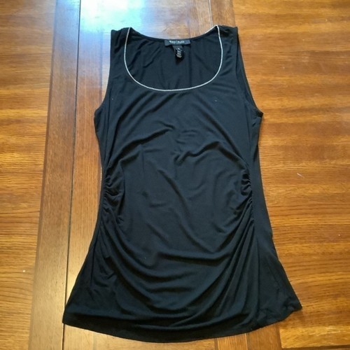 WHITE HOUSE BLACK MARKET Ball ChainTrim Sleeveless Knit Tunic Size XS