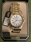 seiko 7n43 6a39 gold tone vintage men watch