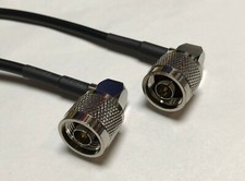 N Male Angle to N Male Angle RFC195 Coax Low Loss RF Pigtail Cable USA