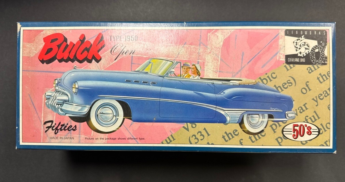 1950 Buick YELLOW Convertible Model DIE-CAST Japan Car New In Box