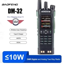 BAOFENG DM-32UV DMR Walkie Talkie Digital Simulation GPS/APRS Air Band FM Radio