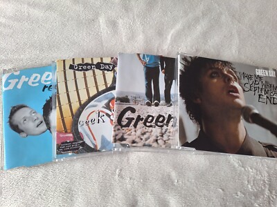 Green Day 4 x CD single HITCHING A RIDE/REDUNDANT/GEEK STINK BREATH/WAKE ME UP