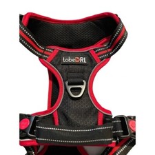 TobeDRI No Pull Dog Harness Adjustable Reflective Oxford Easy Control Large Red
