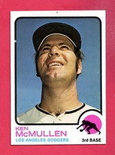 1973 Topps baseball #196 f Ken McMullen Pin Hole