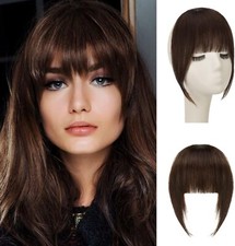 Sofeiyan Frangia Clip Capelli Veri, Frangetta Finta Extension 100% (j2u)