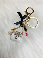 Mini Handbag Lipstick Bag Charm Keychain Keyring Purse Pendant