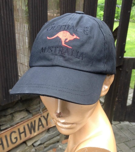 schwarz WAX Wachs Australien Cap Baseballcap  regen fest !! OUTBACK - Bild 1 von 3