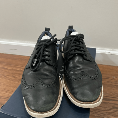 Cole Haan Black Grand Evolution Shortwing Oxfords Size 9 US  display picture 3