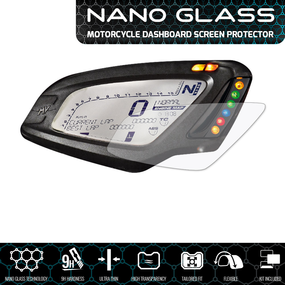 MV Agusta BRUTALE 800 (2016+) NANO GLASS Dashboard Screen