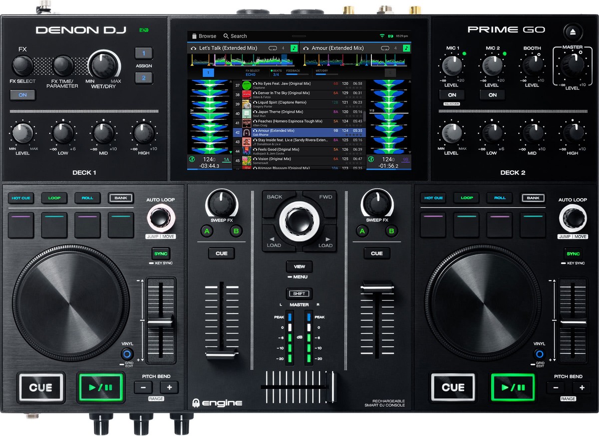 【美品】Denon DJ Prime GO Decksaver付 Denon DJ PRIME GO + - Dj controller | Woodbrass​
