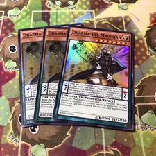 Yugioh- 3X Dharma-Eye Magician - Super Rare - Unlimited - BOSH-EN096 - Near Mint
