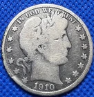 1910-S Barber Half Dollar VG #81