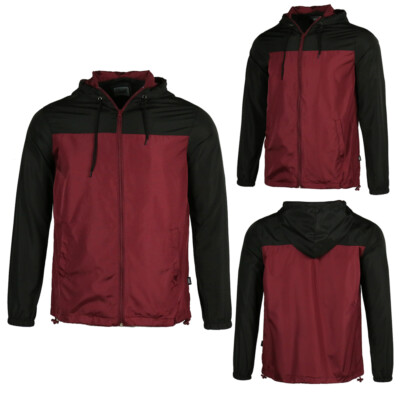 Light Weight Mens Windbreaker Zip Up Summer and Spring Coat Outdoor Jacket