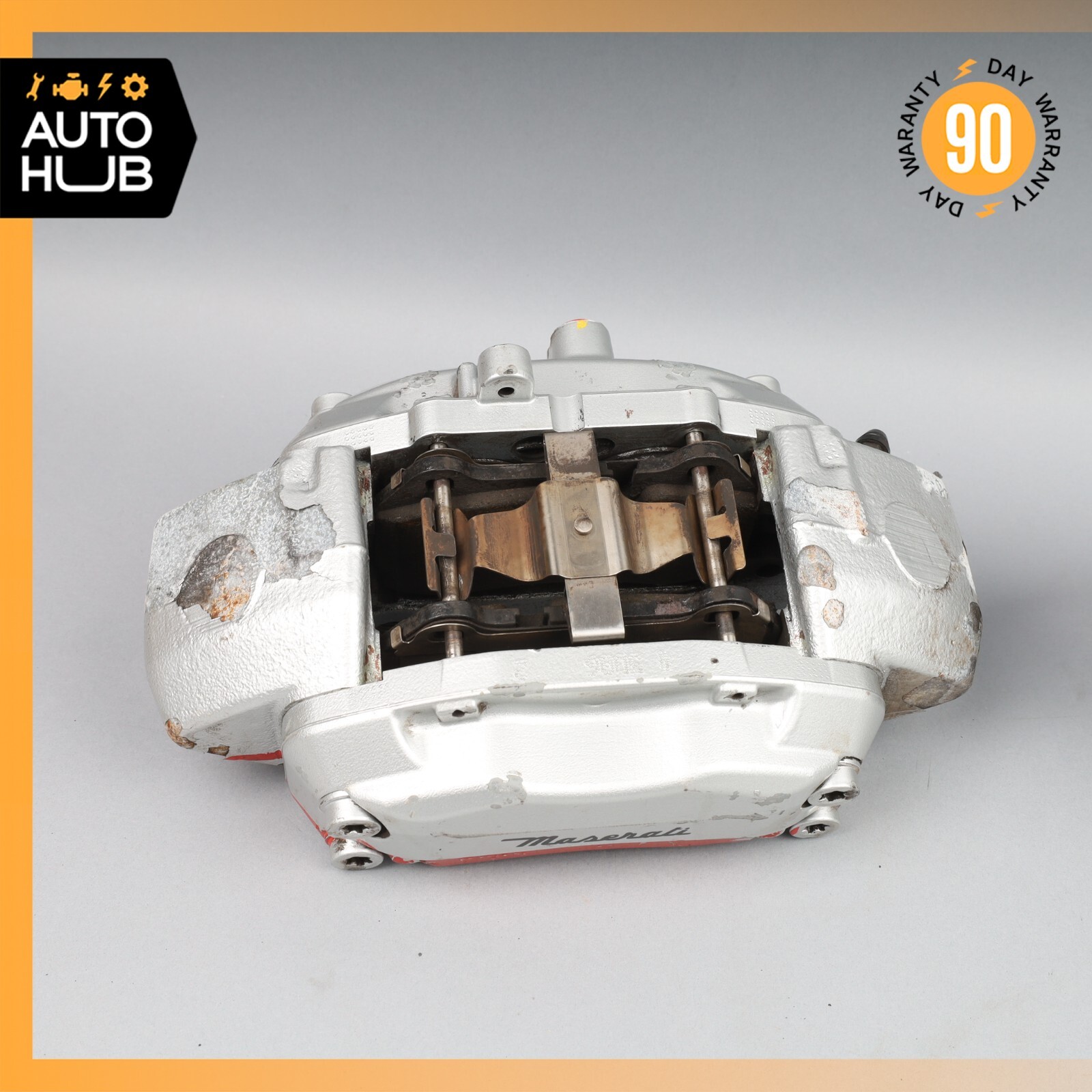 04-17 Maserati Quattroporte Front Left & Right Brake Caliper Calipers Set OEM