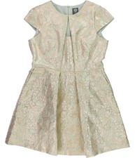 Vince Camuto Womens Floral A-line Dress, Multicoloured, 16