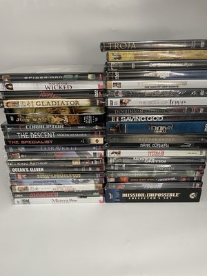 DVD Sammlung 36 Filme: Gladiator, Oceans Eleven, Troja, uvm. Teilweise Neue DVDs