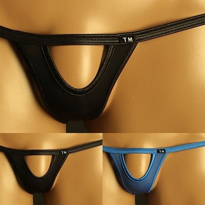 Herren Unterwäsche G-String M ~ 2XL zuverlässig Spandex Beutel Tanga T-Back 1