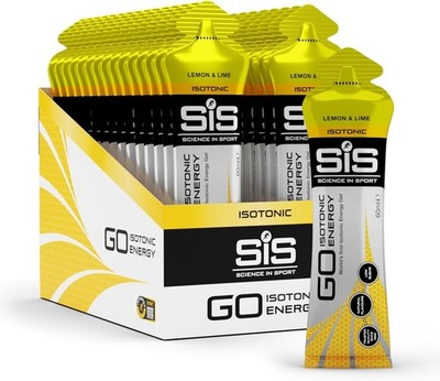 SiS GO Isotonic Energy Gel Lemon Lime 30 Pack Vegan Gluten Free