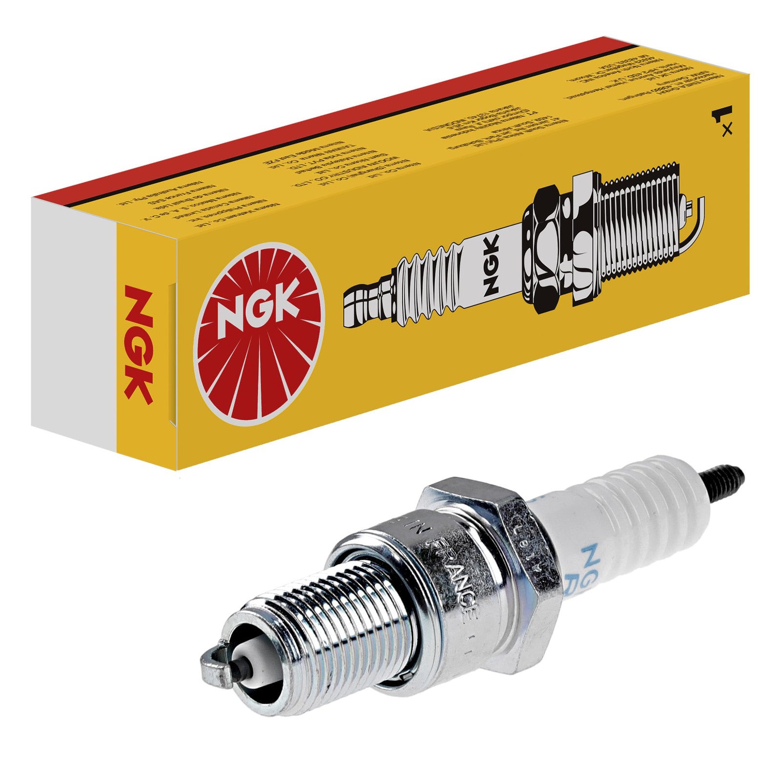 NGK 4006 Standard Spark Plug BPR5ES Compatible with Select Classic Yellow