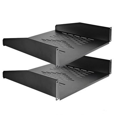 RIVECO 2U Server Rack Shelves for 19'' Network Cabinet, Rack Mount Vented Cant...