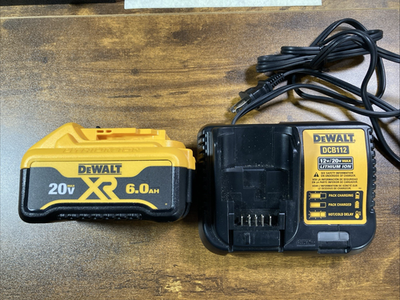 #ad **CHECK MY OTHER LISTINGS TOO**dewalt 20v battery charger and6.0 AH battery $59.49