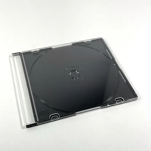 U-LINE 20-Pack Slim BLACK CD DVD Disc Storage Jewel Case 5.2mm MPN 7767