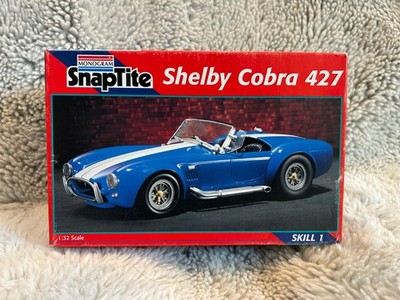 Monogram Snap-tite Shelby Cobra 427 Model Kit 1/32 - N.O.S. | eBay