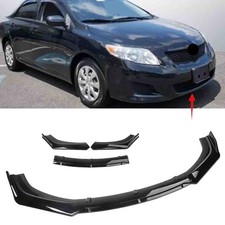 For Toyota Corolla 2009-2010 Front Bumper Lip Spoiler Splitter Body Kit Glossy