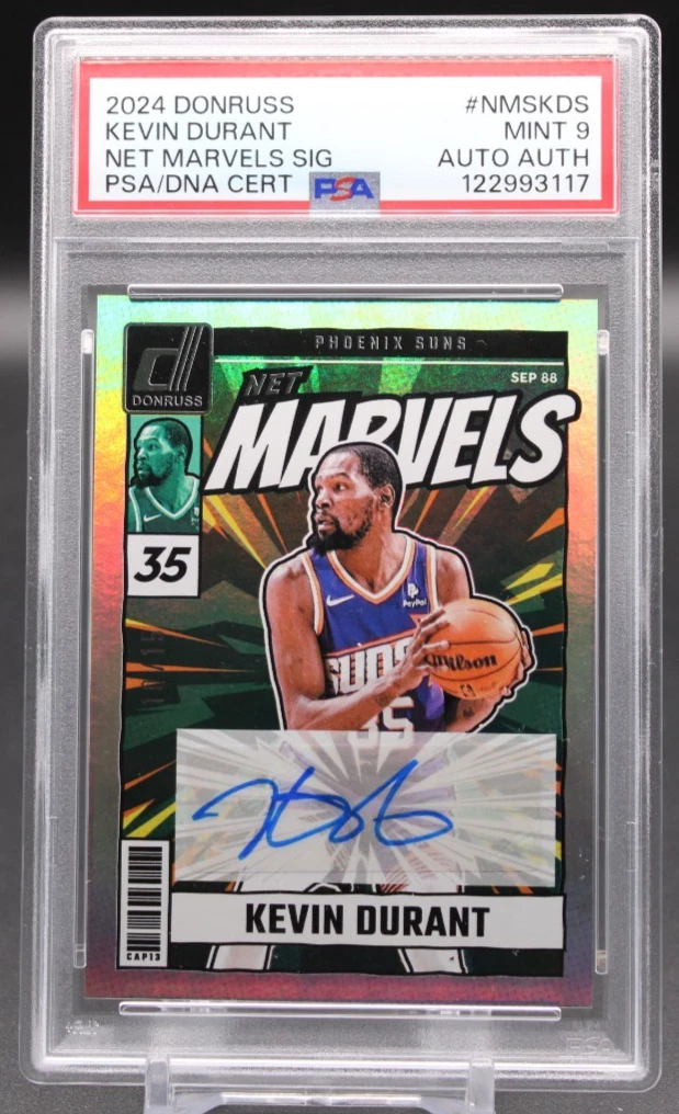 Kevin Durant Autographed Sports Trading Cards & Accessories for