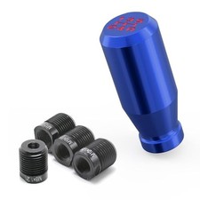 Blue Aluminum Weighted Shift Knob   Universal 5 Speed Manual Gear AAW-B-04-03