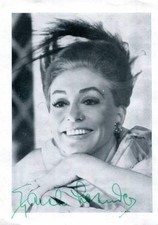 SWEDISH ACTRESS & SINGER Zarah Leander autograph, signed vintage promotion card