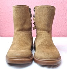 UGG Chestnut Brown Girl Tillee With Star Bows Boots Child UK8 US9 EU26 