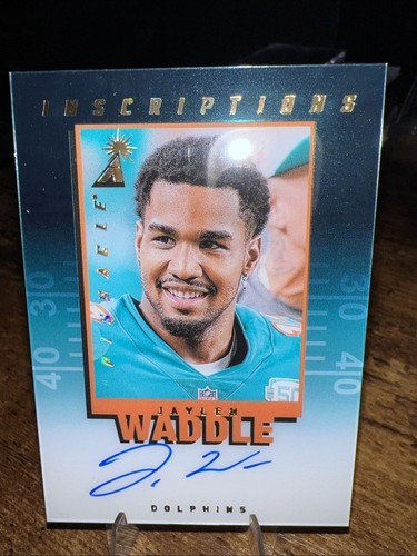 2023 Panini Zenith #pl-jw Jaylen Waddle FOTL Inscriptions On Card Auto