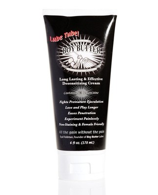 Boy Butter Extreme Desensitizing Cream Lube Tube 6 oz