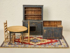 IGMA Fellow Laura Gill Collection - Artisan Signed Dollhouse 1:12 Lot