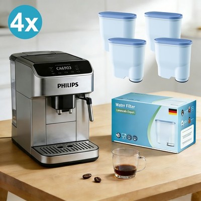 4x Wasserfilter ersatz für Philips AquaClean CA6903 Filter für Philips und Saeco