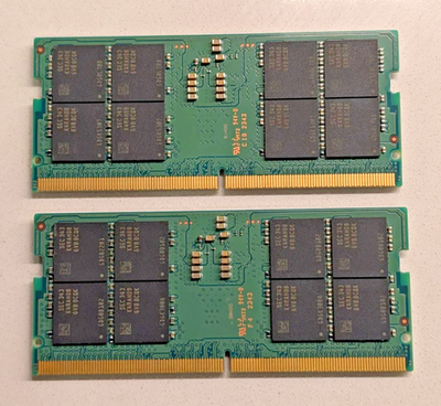 SAMSUNG 64GB DDR5-4800 SODIMM (2x32GB) Laptop Memory PC5-38400 RAM